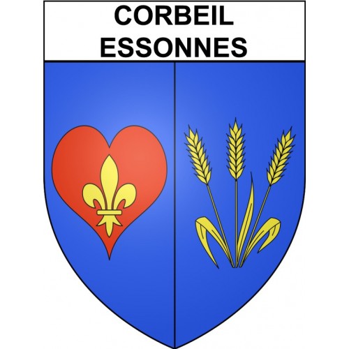 Corbeil-Essonnes 91 ville Stickers blason autocollant adhésif