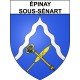 épinay-sous-Sénart  91 ville Stickers blason autocollant adhésif