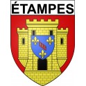Pegatinas escudo de armas de Annecy adhesivo de la etiqueta engomada