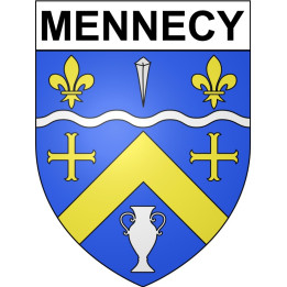 Pegatinas escudo de armas de Annecy adhesivo de la etiqueta engomada
