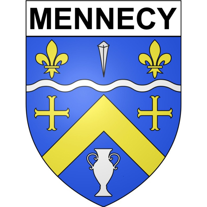 Pegatinas escudo de armas de Annecy adhesivo de la etiqueta engomada