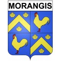 Morangis 91 ville Stickers blason autocollant adhésif