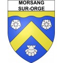 Morsang-sur-Orge 91 ville Stickers blason autocollant adhésif