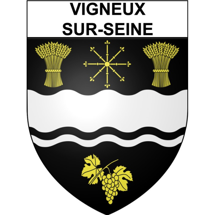 Pegatinas escudo de armas de Annecy adhesivo de la etiqueta engomada