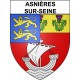 Annecy Sticker wappen, gelsenkirchen, augsburg, klebender aufkleber