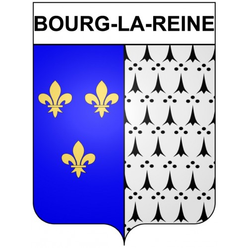 Bourg-la-Reine 92 ville Stickers blason autocollant adhésif