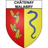 Pegatinas escudo de armas de Annecy adhesivo de la etiqueta engomada