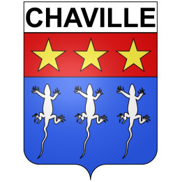 Chaville 92 ville Stickers blason autocollant adhésif