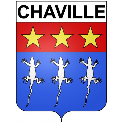 Chaville 92 ville Stickers blason autocollant adhésif