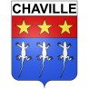 Chaville 92 ville Stickers blason autocollant adhésif