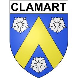 Pegatinas escudo de armas de Annecy adhesivo de la etiqueta engomada