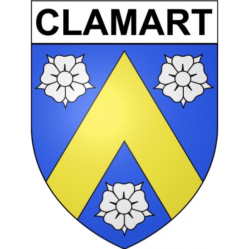 Pegatinas escudo de armas de Annecy adhesivo de la etiqueta engomada