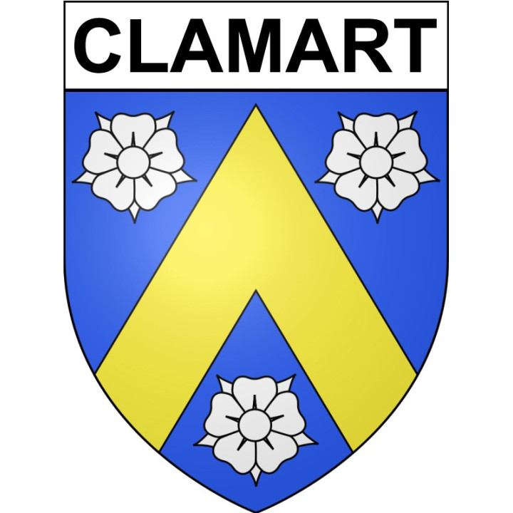 Pegatinas escudo de armas de Annecy adhesivo de la etiqueta engomada