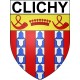 Clichy 92 ville Stickers blason autocollant adhésif