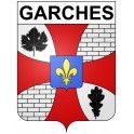 Garches 92 ville Stickers blason autocollant adhésif