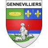 Gennevilliers 92 ville Stickers blason autocollant adhésif