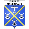 Issy-les-Moulineaux 92 ville Stickers blason autocollant adhésif