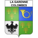 La Garenne-Colombes 92 ville Stickers blason autocollant adhésif