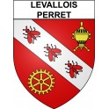 Levallois-Perret 92 ville Stickers blason autocollant adhésif