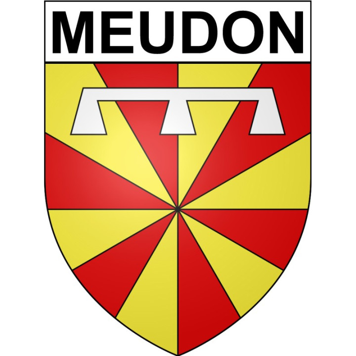 Stickers coat of arms Meudon adhesive sticker