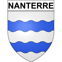 Pegatinas escudo de armas de Annecy adhesivo de la etiqueta engomada