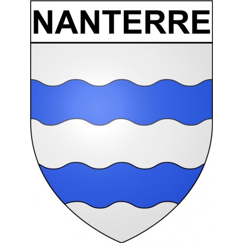 Nanterre 92 ville Stickers blason autocollant adhésif