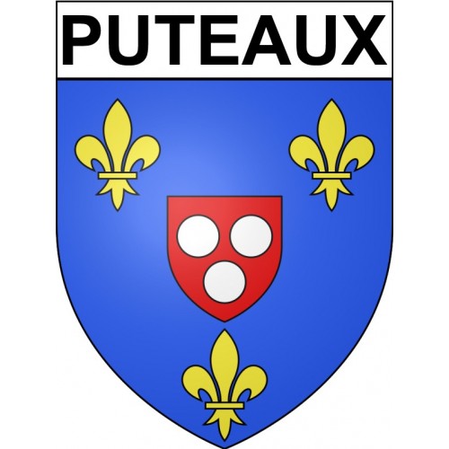 Puteaux 92 ville Stickers blason autocollant adhésif