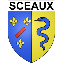 Pegatinas escudo de armas de Annecy adhesivo de la etiqueta engomada