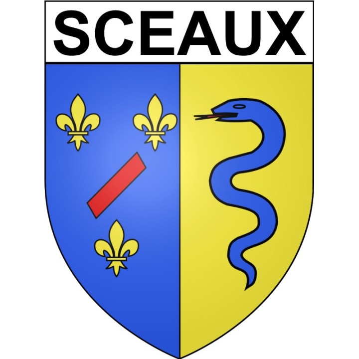 Pegatinas escudo de armas de Annecy adhesivo de la etiqueta engomada