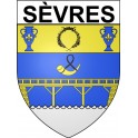 Sèvres 92 ville Stickers blason autocollant adhésif