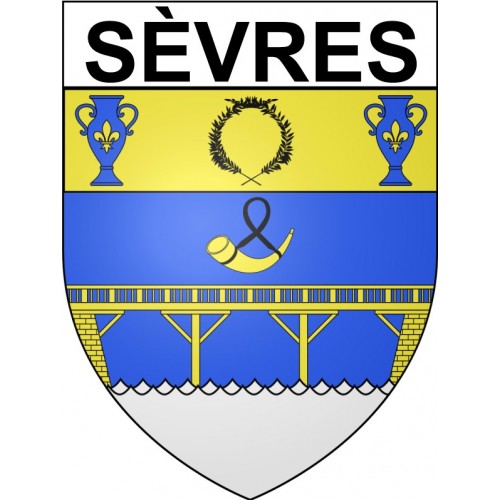 Sèvres 92 ville Stickers blason autocollant adhésif
