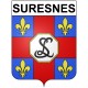 Suresnes 92 ville Stickers blason autocollant adhésif