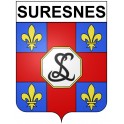 Pegatinas escudo de armas de Annecy adhesivo de la etiqueta engomada