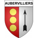 Aubervilliers 93 ville Stickers blason autocollant adhésif