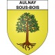 Aulnay-sous-Bois 93 ville Stickers blason autocollant adhésif