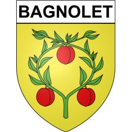 Bagnolet 93 ville Stickers blason autocollant adhésif