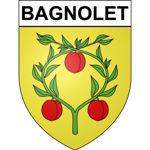 Bagnolet 93 ville Stickers blason autocollant adhésif
