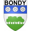 Bondy 93 ville Stickers blason autocollant adhésif