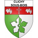 Clichy-sous-Bois 93 ville Stickers blason autocollant adhésif