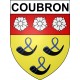 Coubron 93 ville Stickers blason autocollant adhésif