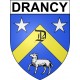 Drancy 93 ville Stickers blason autocollant adhésif