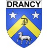 Pegatinas escudo de armas de Annecy adhesivo de la etiqueta engomada