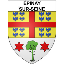 Pegatinas escudo de armas de Annecy adhesivo de la etiqueta engomada