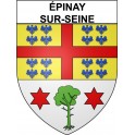 épinay-sur-Seine 93 ville Stickers blason autocollant adhésif