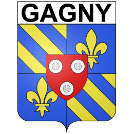 Gagny 93 ville Stickers blason autocollant adhésif
