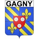 Gagny 93 ville Stickers blason autocollant adhésif