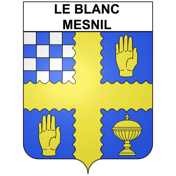 Pegatinas escudo de armas de Annecy adhesivo de la etiqueta engomada