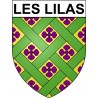 Pegatinas escudo de armas de Annecy adhesivo de la etiqueta engomada