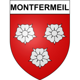 Montfermeil 93 ville Stickers blason autocollant adhésif