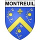 Montreuil 93 ville Stickers blason autocollant adhésif